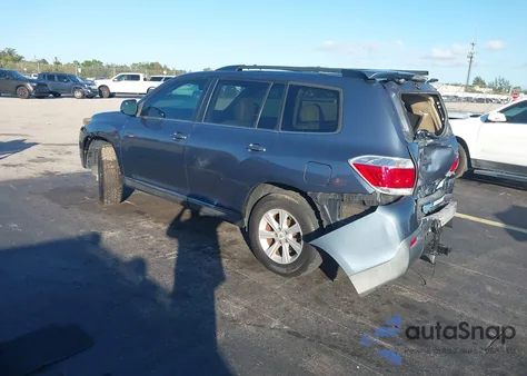 2012 Toyota Highlander Se V6 z USA, uszkodzony, nr VIN 5TDZK3EH9CS057851